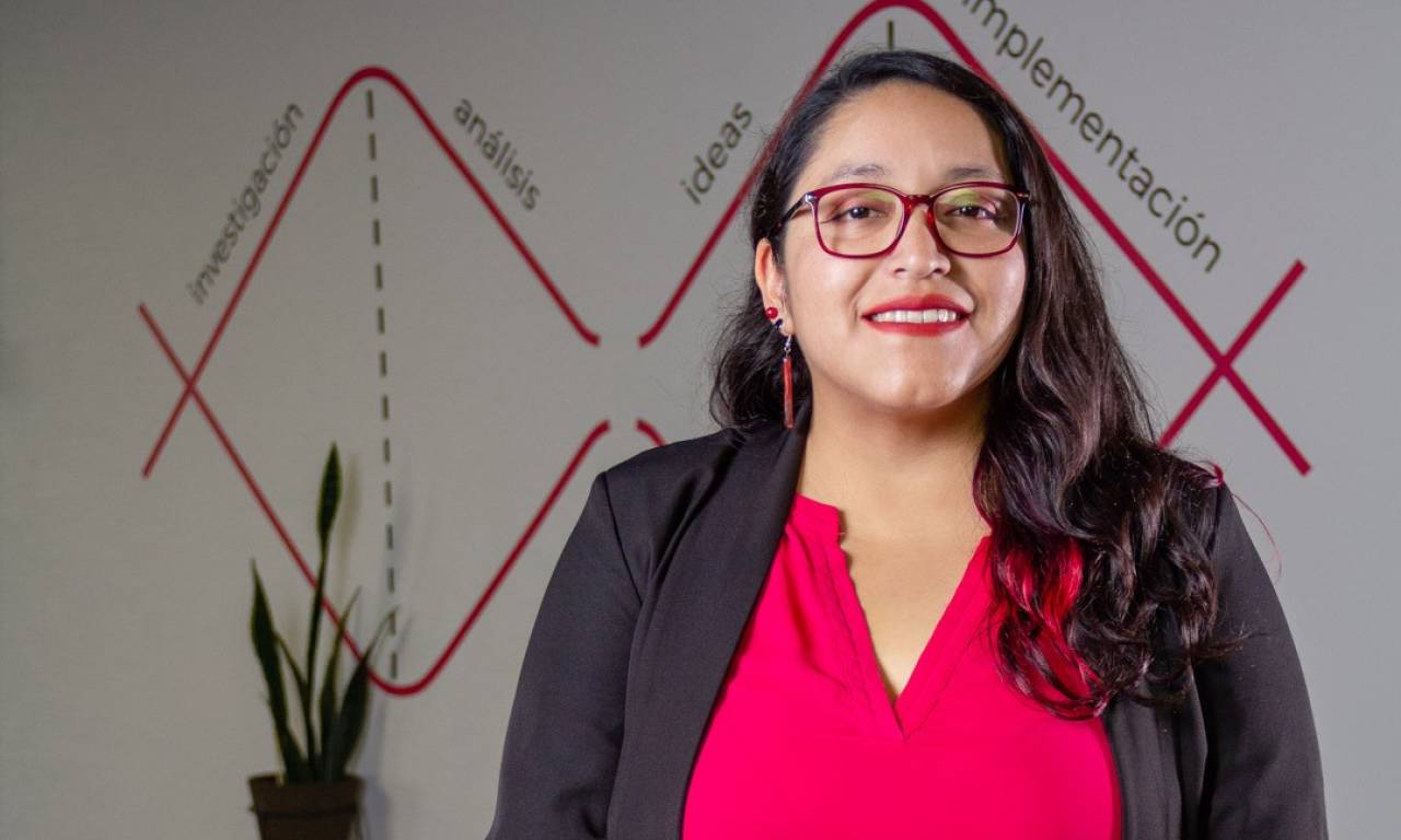 Camila Cárdenas, Doctora en Ciencias de la Ingeniería Química y Bioprocesos de la Pontificia Universidad Católica de Chile, cofundadora y Directora de Operaciones de Yaku.