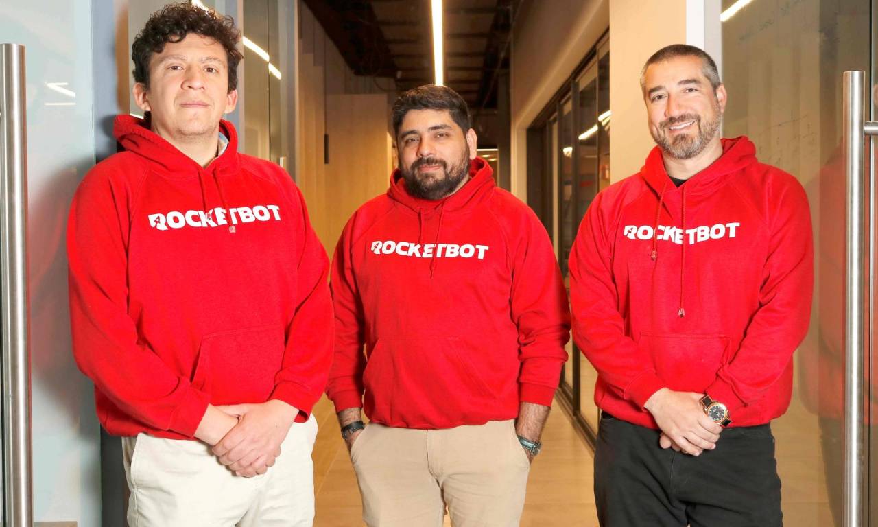 Cofundadores de la empresa Rocketbot