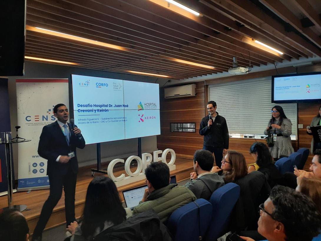 Presentación de Keirón y el Hospital Regional de Arica.